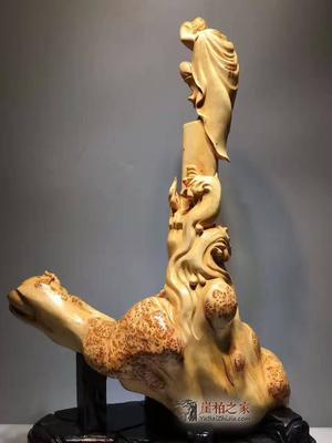 崖柏精雕齊天大圣 大鬧東海得金箍棒的藝術鑒賞